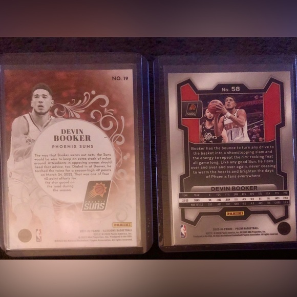 DEVIN BOOKER 2021-22 PANINI Illusions (King of Cards)-2021 Prizm - Picture 2 of 2